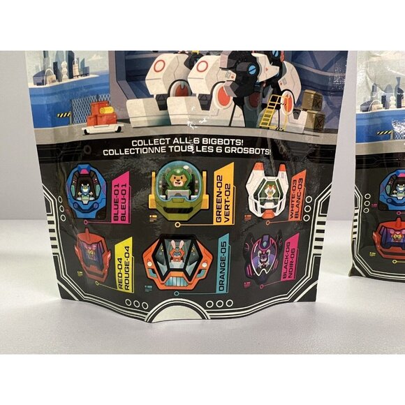 Wendy's Kids Meals Smart Links Big Bots 2021 Kids Toys Complete Lot of 4 New NIP - Picture 7 of 7